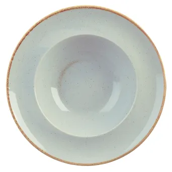 Teller SEASONS tief rund breite Fahne, Ø 26 cm, STONE