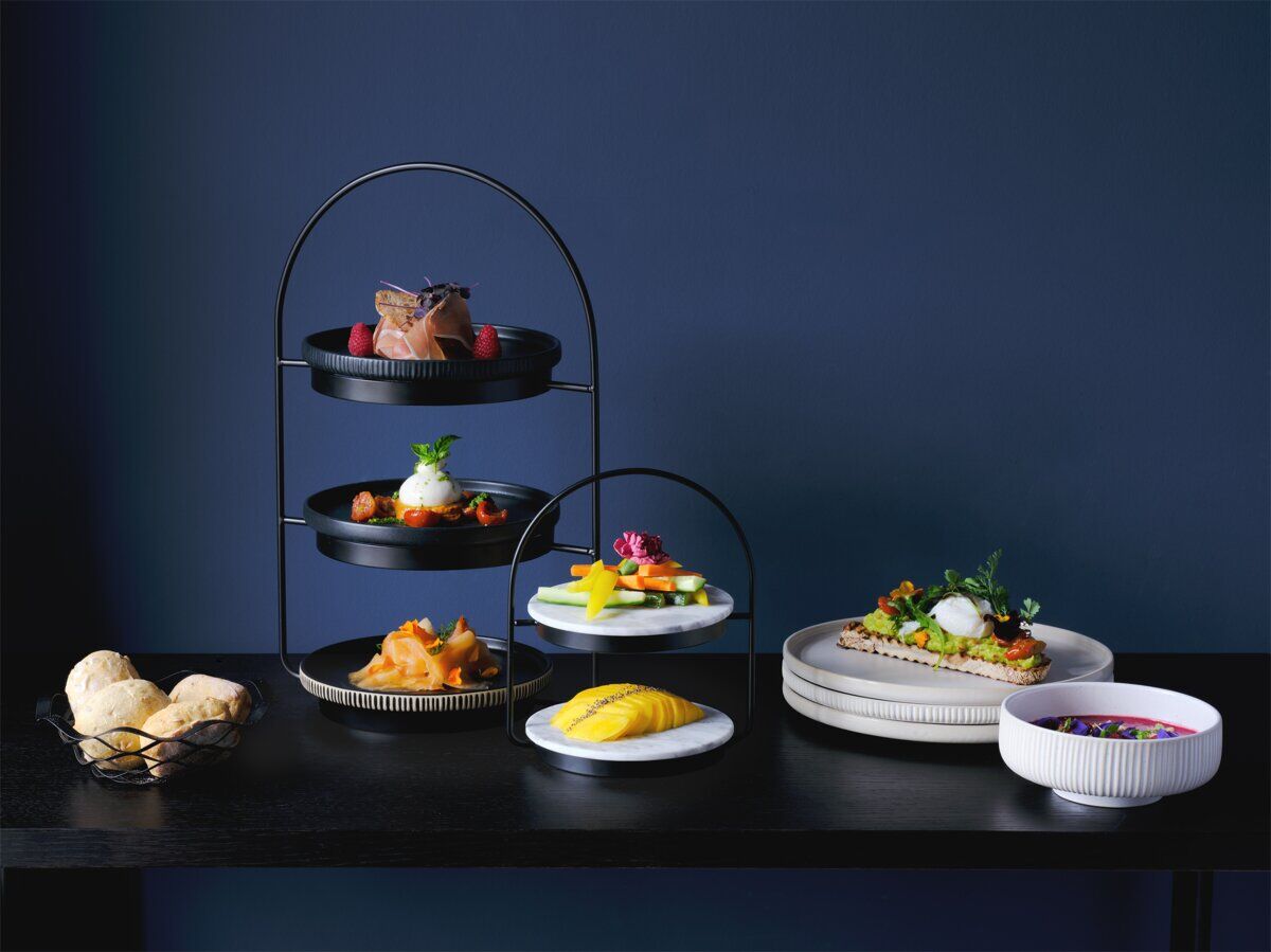 Etagere ARC klein, Metall schwarz