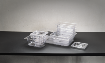 Gastronorm Deckel 1/9 151x63 mm Polycarbonat-transparent