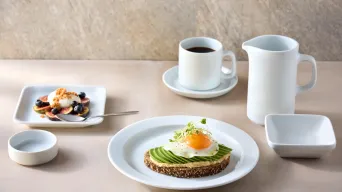 Teller B1100 flach rund coup, Ø 19 cm, weiß