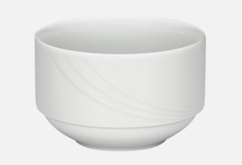 Bowl DONNA rund, Ø 10 cm, weiß mit Relief