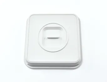 EURO-Abdeckhaube grau, 207 x 207 mm, 45 mm hoch, PBT