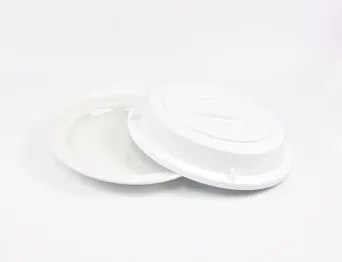 EURO-Teller-Cloche weiß, Ø 250 mm, 44 mm hoch, PP