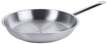 Bratpfanne Ø 32 cm, Edelstahl 18/10 hochglänzend
