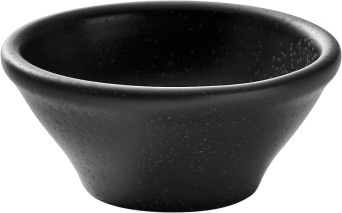 Dip-Schale PINE rund, Ø 8 cm, COAL