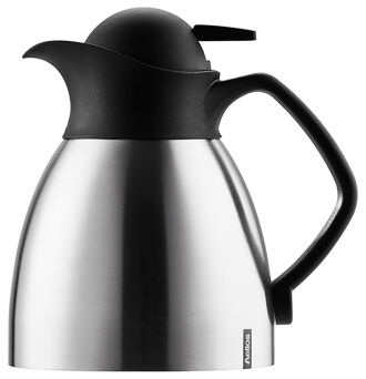 Isolierkanne ENDURO PUSH, 0,6 ltr. Edelstahl
