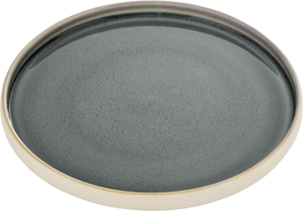 Teller NARA flach rund, Ø 27 cm, grau