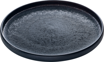 Teller NARA flach rund, Ø 27 cm, schwarz