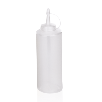 Quetschflasche 450 ml, Kunststoff transparent