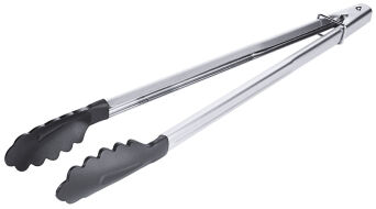 Bratzange 40 cm lang, Edelstahl 18/10 hochglänzend