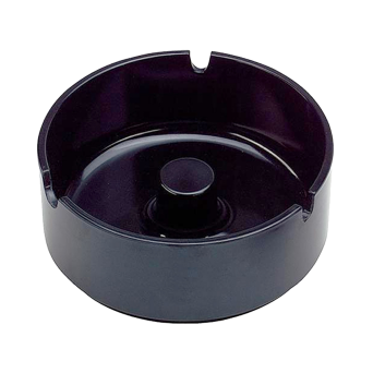 Aschenbecher, Ø 10 cm, Duroplast schwarz