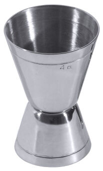 Barmaß 2 & 4 cl, Edelstahl 18/10 hochglänzend