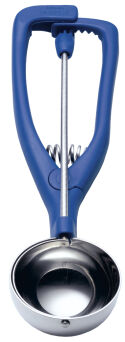 Eisportionierer MODELL K rund, 1/30 ltr., Edelstahl 18/10