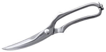 Geflügelschere mit Innenfeder, Edelstahl 18/10