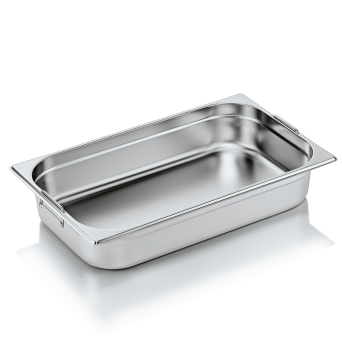 GN 1/1-100 tief, GN CORE Gastronormbehälter mit Fallgriffen, CNS 