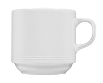 Kaffeebecher IMPERIAL, 0,25 ltr., weiß mit Relief