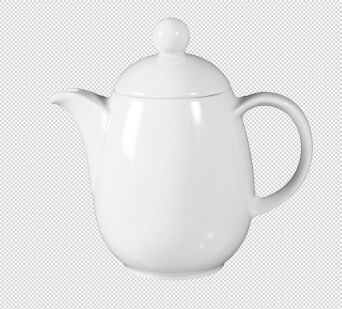 Kaffeekanne MERAN 1 mit Deckel, 0,36 ltr., weiß