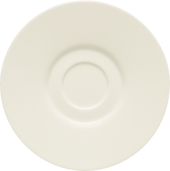 Untertasse PURITY Doppelspiegel, Ø  17 cm, creme