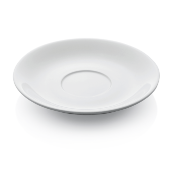 Milchkaffee-Untertasse ITALIA WHITE, Ø 17 cm, weiß