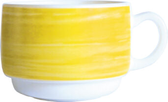 Obertasse BRUSH YELLOW, 19 cl