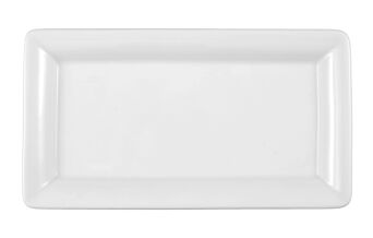 Platte BUFFET-GOURMET 5140 rechteckig, 25 x 14 cm, weiß
