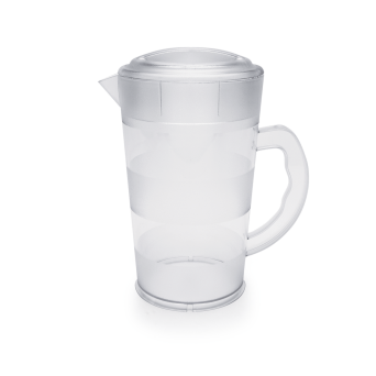 Krug mit Deckel, 1,9 ltr., PC transparent