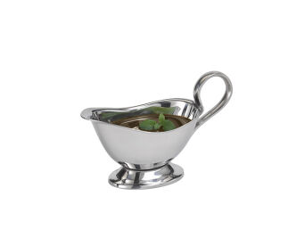 Sauciere NAVA, 0,12 ltr., Edelstahl 18/8 hochglanzpoliert