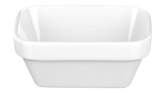 Schale VARIONORM V562 PR rechteckig hoch, 11 x 8 cm, weiß