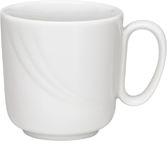 Spezialbecher DONNA SENIOR, 0,30 ltr., weiß mit Relief