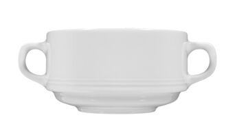 Suppen-Obertasse IMPERIAL, 0,30 ltr., weiß mit Relief