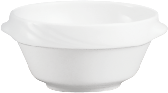 Suppenschale DONNA rund, Ø 12 cm, weiß mit Relief