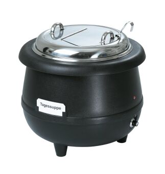 Suppentopf GOURMET, 10 ltr., schwarz