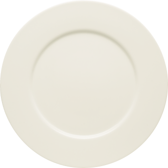 Teller PURITY flach rund Fahne, Ø 29 cm, creme