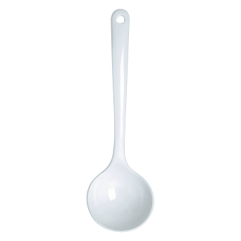 Schöpfkelle 130 ml, 30 cm lang, PBT weiß