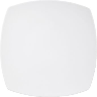 Teller TOKIO WHITE flach quadratisch, 26 x 26 cm, weiß
