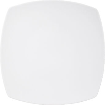 Teller TOKIO WHITE flach quadratisch, 31 x 31 cm, weiß