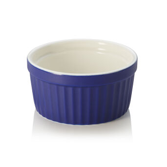 Ragout Fin Schälchen, Ø 9 cm, blau mit Relief