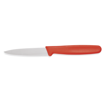 Schälmesser HACCP, 17,5 cm lang, roter Griff