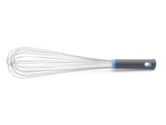 Profi-Schneebesen 40 cm lang, Edelstahl mit Nylongriff
