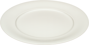 Teller DELIGHT flach rund Fahne, Ø 28 cm, creme