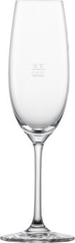 Sektglas IVENTO Nr. 7, 0,1l /-/, Inhalt 228 ml, mit Moussierpunkt