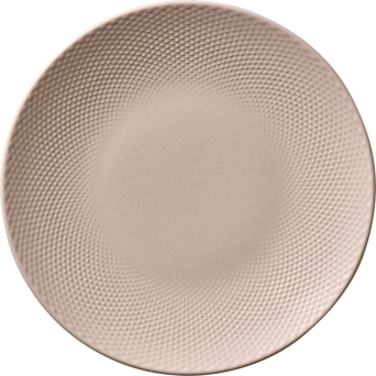 Teller PINE flach rund coup, Ø 28 cm, BLUSH mit Relief