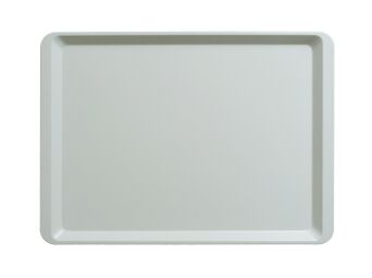 Fiberglas-Tablett KANTINA, 45 x 32,5cm, lichtgrau