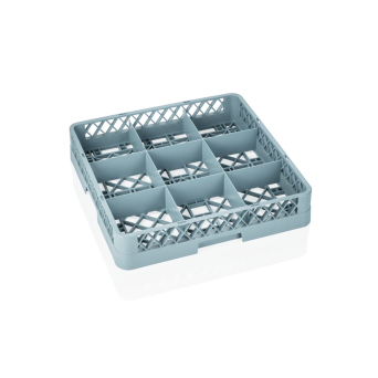 Gläserspülkorb DISH RACK 98, PP blau, 9 Einteilungen