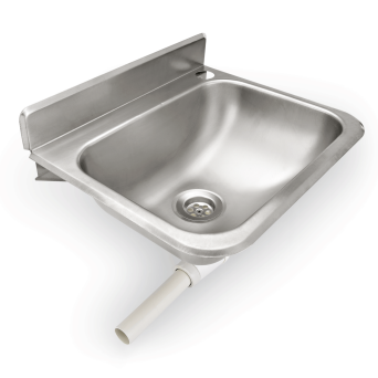 Handwaschbecken zur Wandmontage, 30,5 x 34,5 cm, CNS