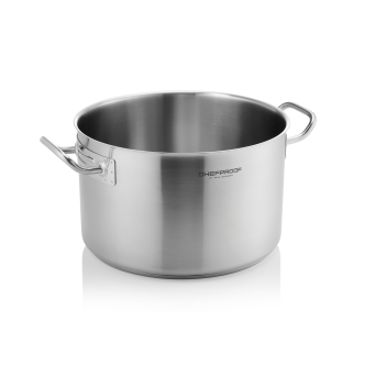 Fleischtopf CHEFPROOF Ø 24 cm, Edelstahl 18/10, Induktionsgeeignet