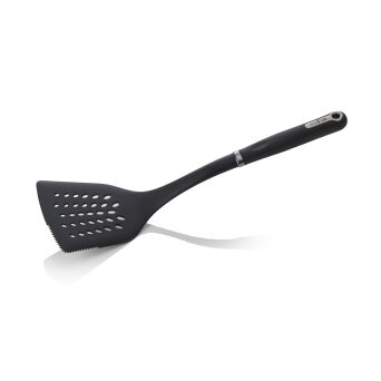 Pfannenwender LET'S COOK perforiert, 34,5 cm lang, PA schwarz