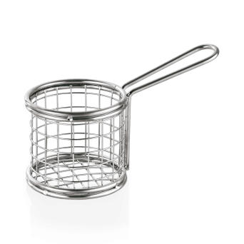 Servier-Frittierkorb rund, Ø 8,5 cm, CNS