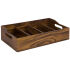 Besteckbehälter ACACIA, 51 x 28 cm, Holz braun