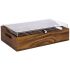 Besteckbehälter ACACIA mit Deckel, 51 x 28 cm, Holz braun